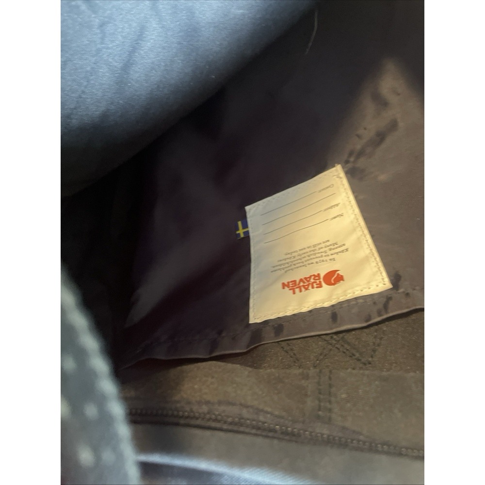 Fjallraven Kanken 17" Laptop Tech Backpack Navy Blue w/Polka Dots Day Pack NEW - Picture 8 of 8
